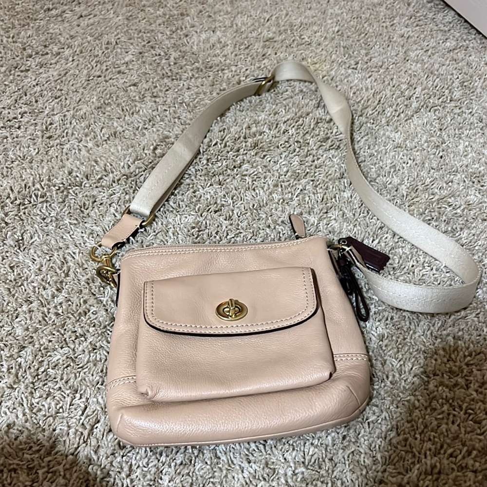 Nude Coach Bag